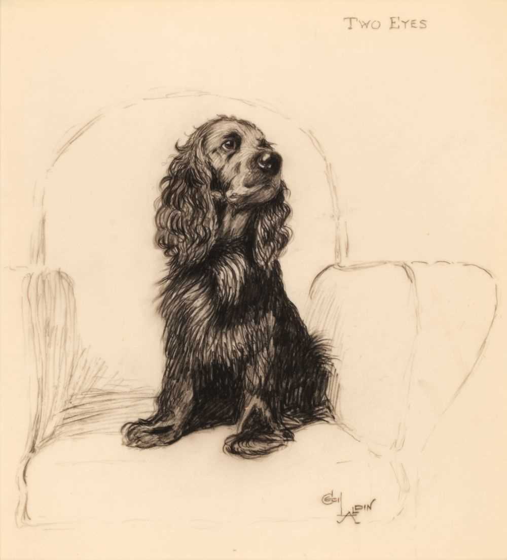 Lot 366 - Aldin (Cecil Charles Windsor, 1870 - 1935). 'Two Eyes' (Spaniel)