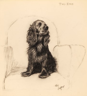 Lot 366 - Aldin (Cecil Charles Windsor, 1870 - 1935). 'Two Eyes' (Spaniel)