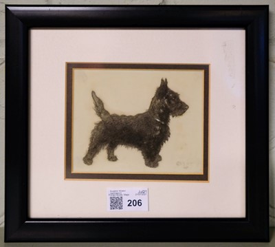 Lot 357 - Aldin (Cecil Charles Windsor, 1870 - 1935). Scottish Terrier