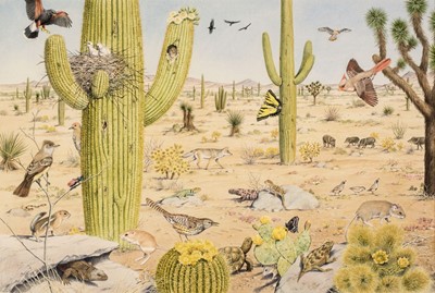 Lot 490 - Barrett (Peter, 1935). American Desert Landscape