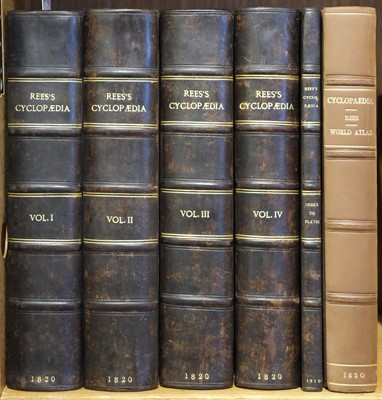 Lot 105 - Rees (Abraham). The Cyclopaedia; or, Universal Dictionary of Arts, Science, and Literature, plate volumes 1-4 & 6 (World Atlas), London: Longman..., 1820