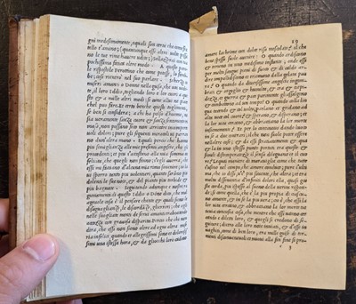 Lot 123 - Bembo (Pietro). Gli Asolani, Venice: Heirs of Aldus the Elder, May 1515