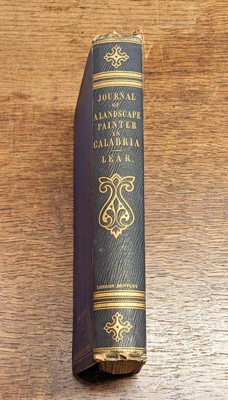 Lot 20 - Lear (Edward). Journals of a Landscape Painter in Calabria, 1852