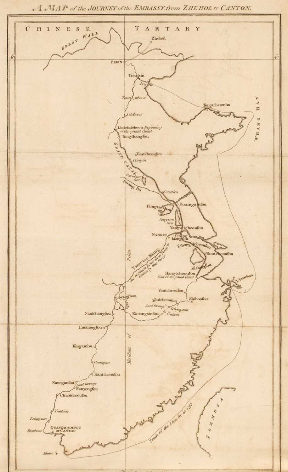 Lot 33 - Staunton (George). An Historical Account of the Embassy to the Emperor of China..., 1797