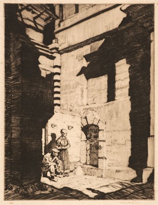 Lot 495 - Flint (William Russell, 1880-1969). Doorway, Concarneaux, 1929