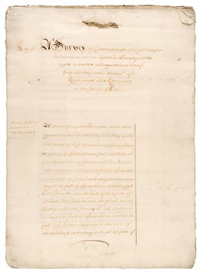 Lot 173 - Warwickshire. Dissolved Monastery Survey, 1650
