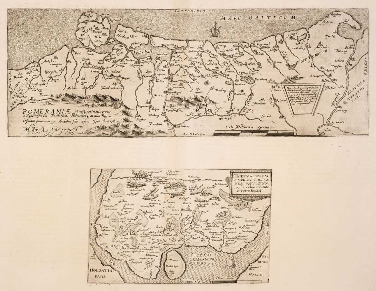 Lot 319 - Pomerania. De Jode (Cornelius), Pomerania utriusq Contientis..., Antwerp, 1593