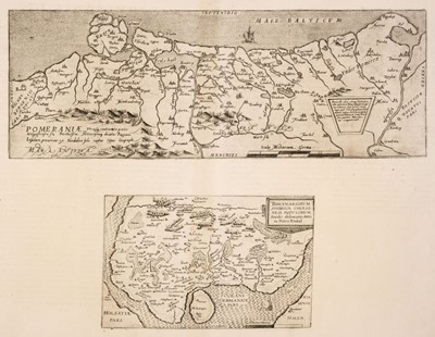 Lot 319 - Pomerania. De Jode (Cornelius), Pomerania utriusq Contientis..., Antwerp, 1593