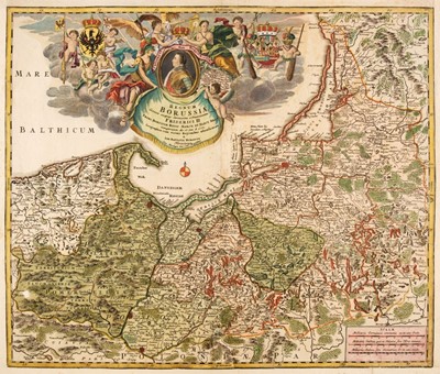 Lot 320 - Prussia. Homann (Johann Baptist), Regnum Borussiae..., Nuremberg, 1701