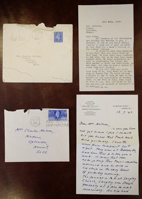Lot 481 - Nash (Paul). A collection of ephemera, circa 1938-46