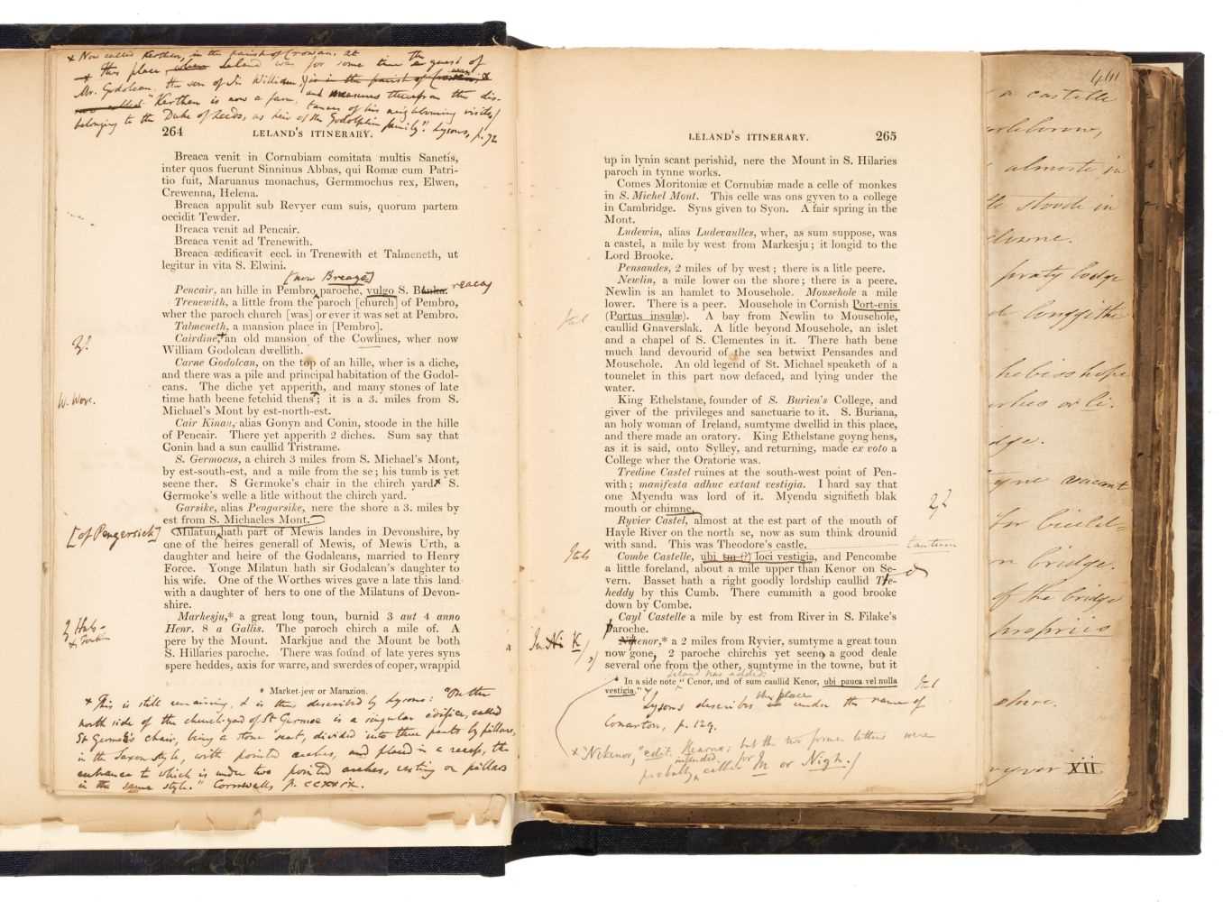 Lot 153 - Leland (John, c. 1503-1552). An undocumented and largely complete manuscript itinery