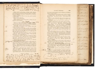 Lot 153 - Leland (John, c. 1503-1552). An undocumented and largely complete manuscript itinery