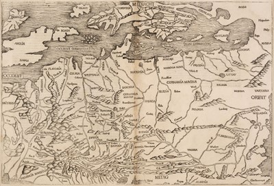 Lot 282 - Europe. Schedel (Hartmann) Untitled map of Northern & Central Europe [1493]