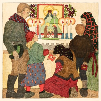 Lot 595 - Dulac (Edmund, introduction by). Christmas Pictures by Children, 1992, and 4 others illustrated
