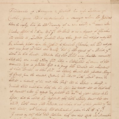 Lot 174 - West Indies. Manuscript application for funds and assistance... , mid 18th century
