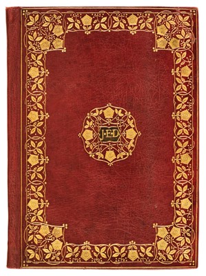 Lot 585 - Garrett (Frank, binder). Illuminated Retirement Address to Sir John Dorington Bart, 1908