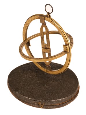 Lot 90 - Equinoctial Ring. 18th-century brass equinoctial ring dial