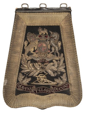Lot 234 - Victorian Royal Artillery Sabretache