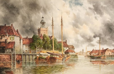 Lot 347 - Van Staaten (Louis, 1836-1909). Enkhuizen, and Dordrecht