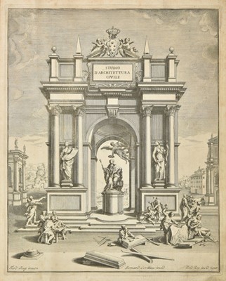 Lot 358 - Ruggieri, Ferdinando. Studio d'Architettura Civile sopra gli ornamenti