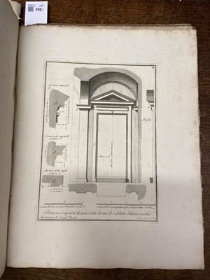 Lot 358 - Ruggieri, Ferdinando. Studio d'Architettura Civile sopra gli ornamenti