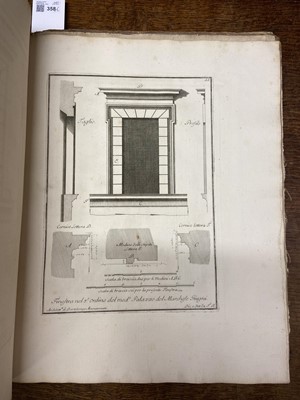 Lot 358 - Ruggieri, Ferdinando. Studio d'Architettura Civile sopra gli ornamenti