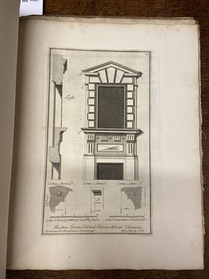 Lot 358 - Ruggieri, Ferdinando. Studio d'Architettura Civile sopra gli ornamenti