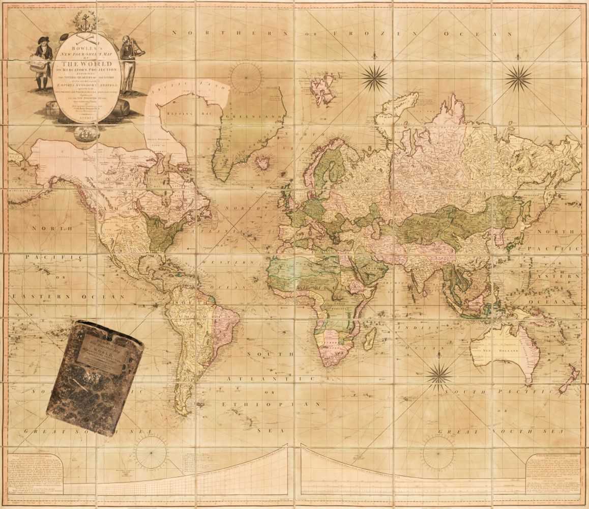 Lot 342 - World. Bowles & Carver. Bowles's New Four-Sheet Map of the World..., circa 1800