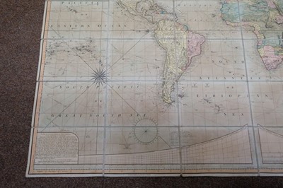 Lot 342 - World. Bowles & Carver. Bowles's New Four-Sheet Map of the World..., circa 1800