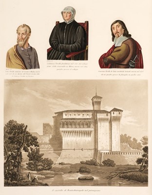 Lot 344 - Litta (Pompeo). Famiglie Celebri di Italia, 4 volumes, 1819-c.1844?