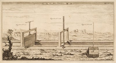 Lot 347 - Michelotti (Francesco Domenico). Sperimenti Idraulici, 2 volumes in 1, 1767-71