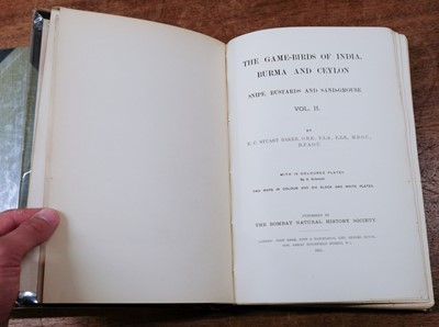 Lot 84 - Baker (Stuart) The Game-Birds of India, Burma & Ceylon, 1921-1930