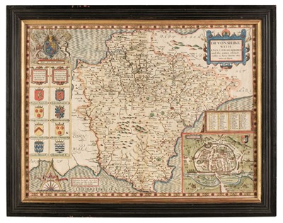 Lot 135 - Devon. Speed (John), Devonshire with Excester Described..., 1627