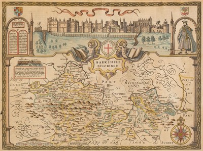 Lot 128 - Berkshire. Speed (John), Barkshire Described, J. Sudbury & G. Humble, circa 1627