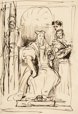 Lot 385 - Wilkie (David, 1785-1841). A King Enthroned