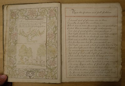 Lot 212 - Dodsley (Robert, circa 1681-1750). A fine illustrated manuscript volume, circa 1720s