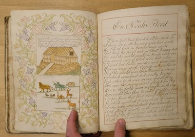 Lot 212 - Dodsley (Robert, circa 1681-1750). A fine illustrated manuscript volume, circa 1720s