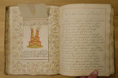 Lot 212 - Dodsley (Robert, circa 1681-1750). A fine illustrated manuscript volume, circa 1720s