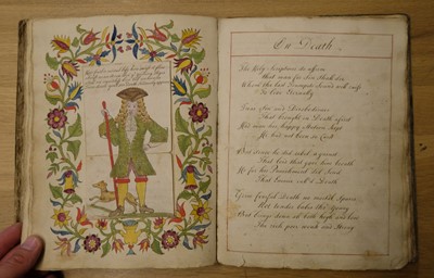 Lot 212 - Dodsley (Robert, circa 1681-1750). A fine illustrated manuscript volume, circa 1720s