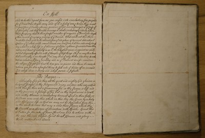 Lot 212 - Dodsley (Robert, circa 1681-1750). A fine illustrated manuscript volume, circa 1720s