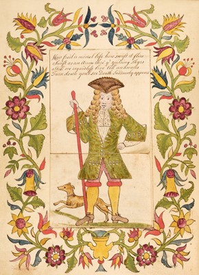 Lot 212 - Dodsley (Robert, circa 1681-1750). A fine illustrated manuscript volume, circa 1720s