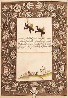 Lot 212 - Dodsley (Robert, circa 1681-1750). A fine illustrated manuscript volume, circa 1720s