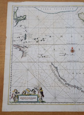 Lot 165 - Pacific Ocean. Jansson (Jan), Mar del Zur Hispanis Mare Pacificum, Amsterdam, circa 1650