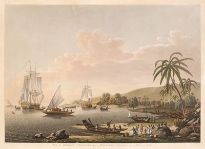 Lot 251 - Tahiti. Piringer (James), Vue de Detroit Charlotte dans la Nouvelle Zelande..., circa 1780