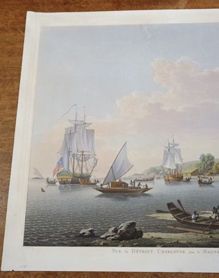 Lot 251 - Tahiti. Piringer (James), Vue de Detroit Charlotte dans la Nouvelle Zelande..., circa 1780