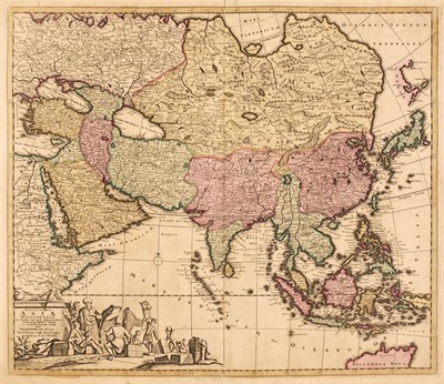 Lot 119 - Asia. Ottens (R. & J.), Exactissima Asiae Delineatio in Praecipuas Regiones..., circa 1745