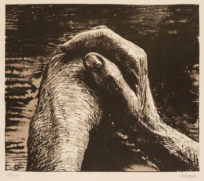 Lot 427 - Moore (Henry, 1898-1986). Hands I, 1973