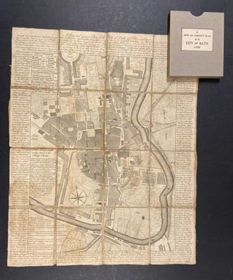 Lot 125 - Bath. Donne (B.), A New and Correct Plan of the City of Bath from a recent Survey, 1810