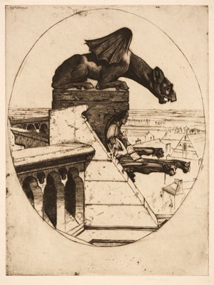 Lot 406 - Cameron (David Young, 1865-1945). The Chimera of Amiens, 1910