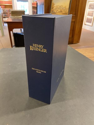 Lot 402 - Kissinger (Henry). The White House Years, presentation copy to Lord Carrington, 1st edition, 1979